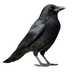 Fototapeta premium Bird Stands on a Surface With a Solid Background During Daylight Hours in a Clear Setting