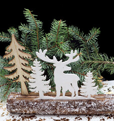 petite d&eacute;coration naturelle de No&euml;l