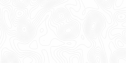 White wave paper curved reliefs abstract background, Abstract topographic contours map background. Black and white lines seamless Topographic map patterns, topography line map.