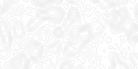 White wave paper curved reliefs abstract background, Abstract topographic contours map background. Black and white lines seamless Topographic map patterns, topography line map.