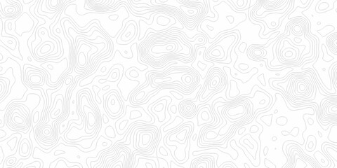 White wave paper curved reliefs abstract background, Abstract topographic contours map background. Black and white lines seamless Topographic map patterns, topography line map.