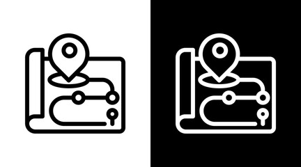 Roadmap Icon For Design Elements