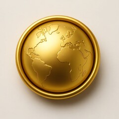 golden globe on background