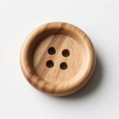 buttons wooden on background
