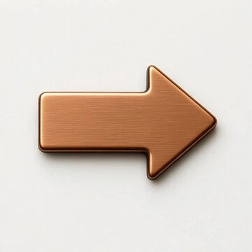 arrow sign isolated on white