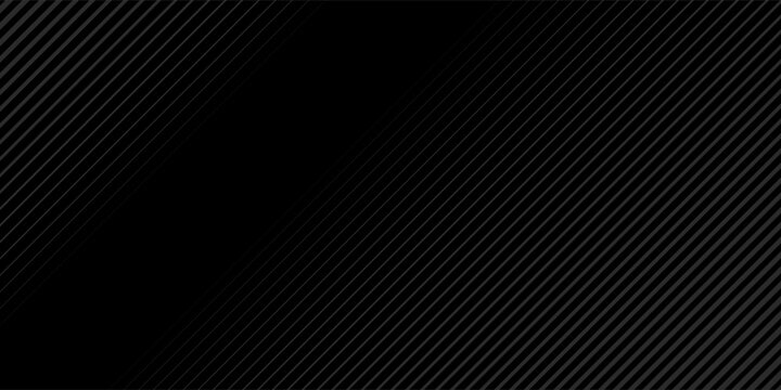 Black oblique straight line background. Masculine dark linear abstract wallpaper. Elegant luxury striped gradient texture. Modern abstract Grey diagonal lines backdrop. Vector