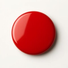 red button isolated on white
