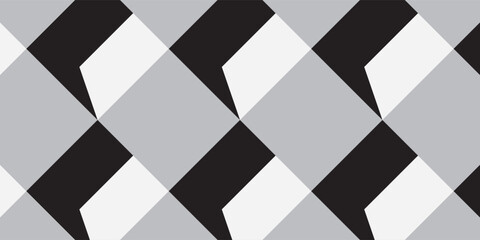 Geometric seamless pattern. Abstract geometric graphic design print 3d shapes pattern. Seamless geometric pattern