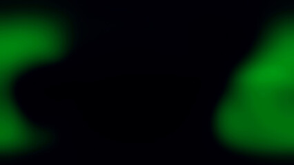Abstract green glow
