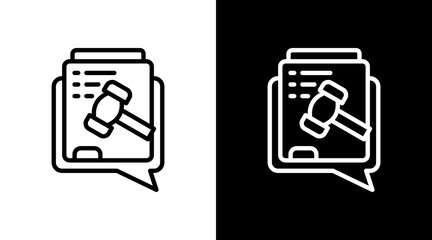 Regulatory Consultation Icon For Design Elements