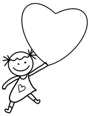 Valentine&rsquo;s Day Clipart Set, Love,Valentine's Day Kids ,