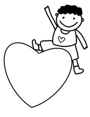 Valentine&rsquo;s Day Clipart Set, Love,Valentine's Day Kids ,