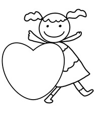 Valentine&rsquo;s Day Clipart Set, Love,Valentine's Day Kids ,