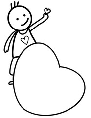 Valentine&rsquo;s Day Clipart Set, Love,Valentine's Day Kids ,