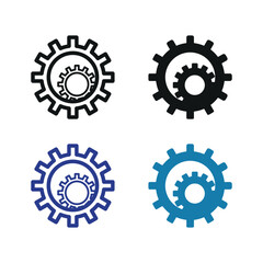 Gear icon vector design template