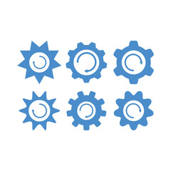 Gear icon vector design template