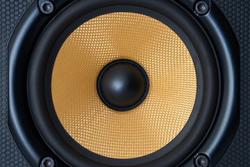 speaker on black