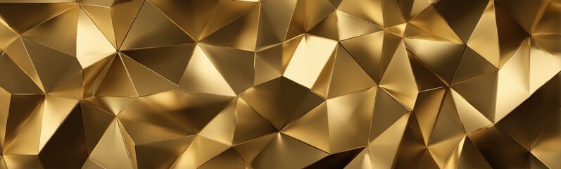 Gold geometric pattern of interlocking triangles