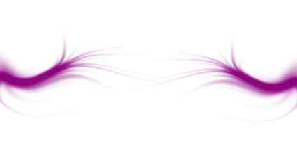 Abstract Purple Elegant Wavy Lines and Flowing Curves on White Background