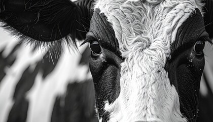 Close up of cow