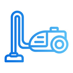 Obraz premium vacuum cleaning Line Gradient Icon