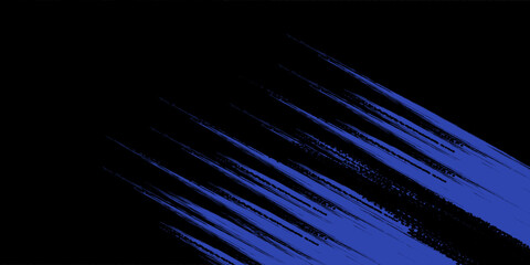 Abstract blue line and black background for business card, cover, banner, flyer. Vector illustration