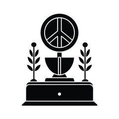 Peace Offering On Spiritual Table Icon