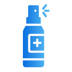 hand sanitizer Line Gradient Icon