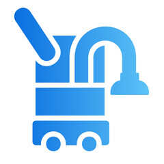 Obraz premium steam cleaning Line Gradient Icon