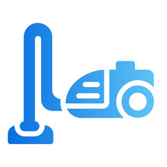 vacuum cleaning Line Gradient Icon