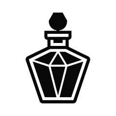 Perfume Bottle Designer Background Icon