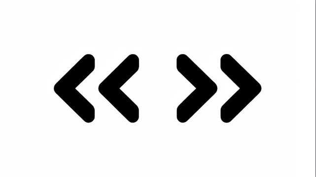 Three paired arrows pointing right