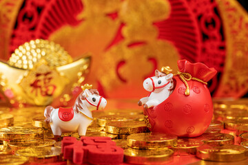 New Year image materials for the Year of the Horse