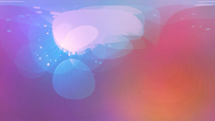 Abstract water droplet in gradient background