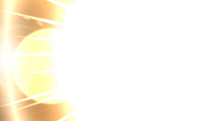 Sunlight streaming through blinds