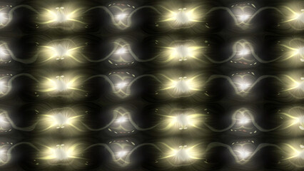 Abstract light pattern on dark background