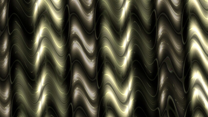 Abstract wavy metallic surface