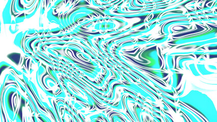 Abstract turquoise swirls