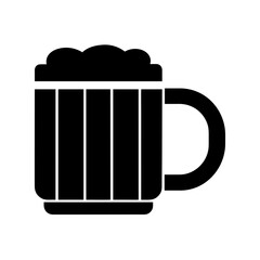 hot chocolate mug icon black silhouette vector illustration on transparent background