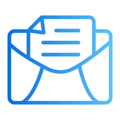 email Line Gradient Icon