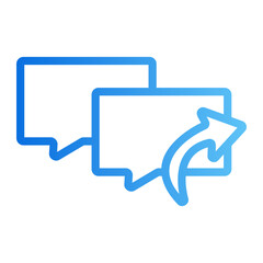 envelope message Line Gradient Icon