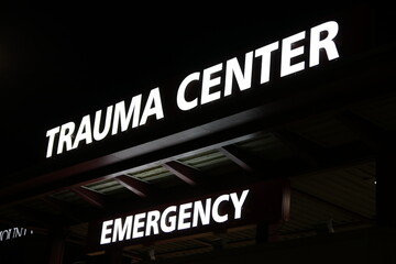 Obraz premium Columbus Ohio October 15, 2023 Hospital Trauma Center Emergency Room