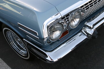 vintage car headlight