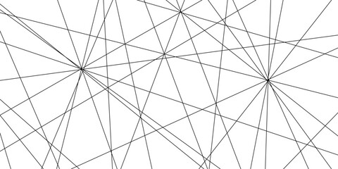 abstract black lines with white background. Creative and geometric shape with white luxury pattern and paper texture design in illustration with white line illustration.