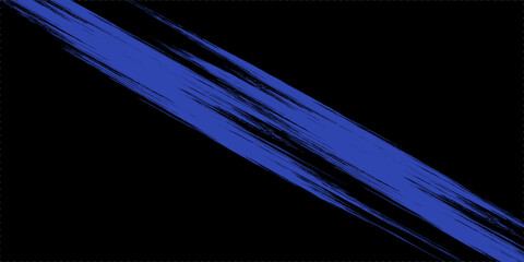 Abstract blue line and black background for business card, cover, banner, flyer. Vector illustration