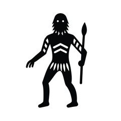 Prehistoric Human Art Icon