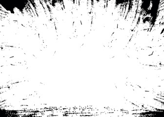 Grunge texture. Monochrome texture. Grunge black and white pattern. Brush strokes. Scratches Strokes.