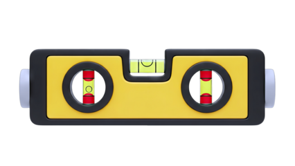 Level Tool Showing Accuracy on White Background