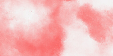 Obraz premium abstract powder splatted background. Red powder explosion on white background. Abstract colorful watercolor on white background. Digital art painting. Pattern for wallpapers, curtains .