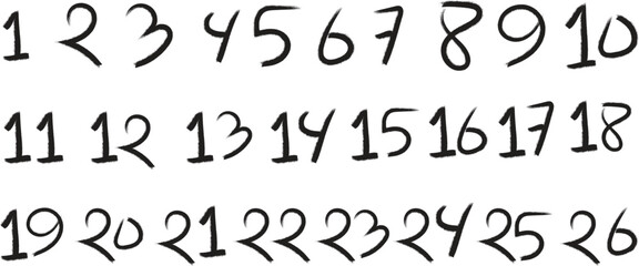 hand drawn font design